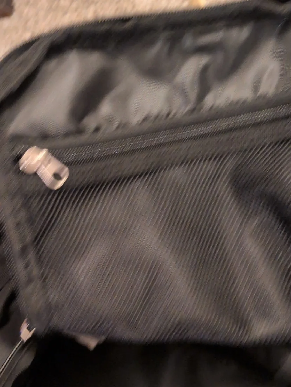 Cabela's Black Duffel Bag with Gold Logo and Adjustable Strap